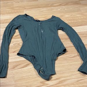 Green bodysuit